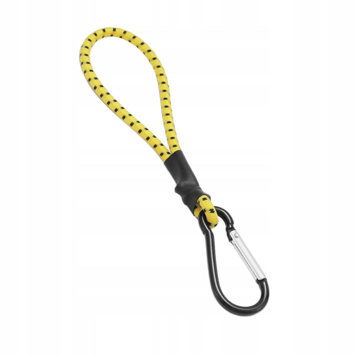 Bungee Cord with Carabiner Outdoor Elastic Rope Multipurpose Yellow Black Packaging status no packaging