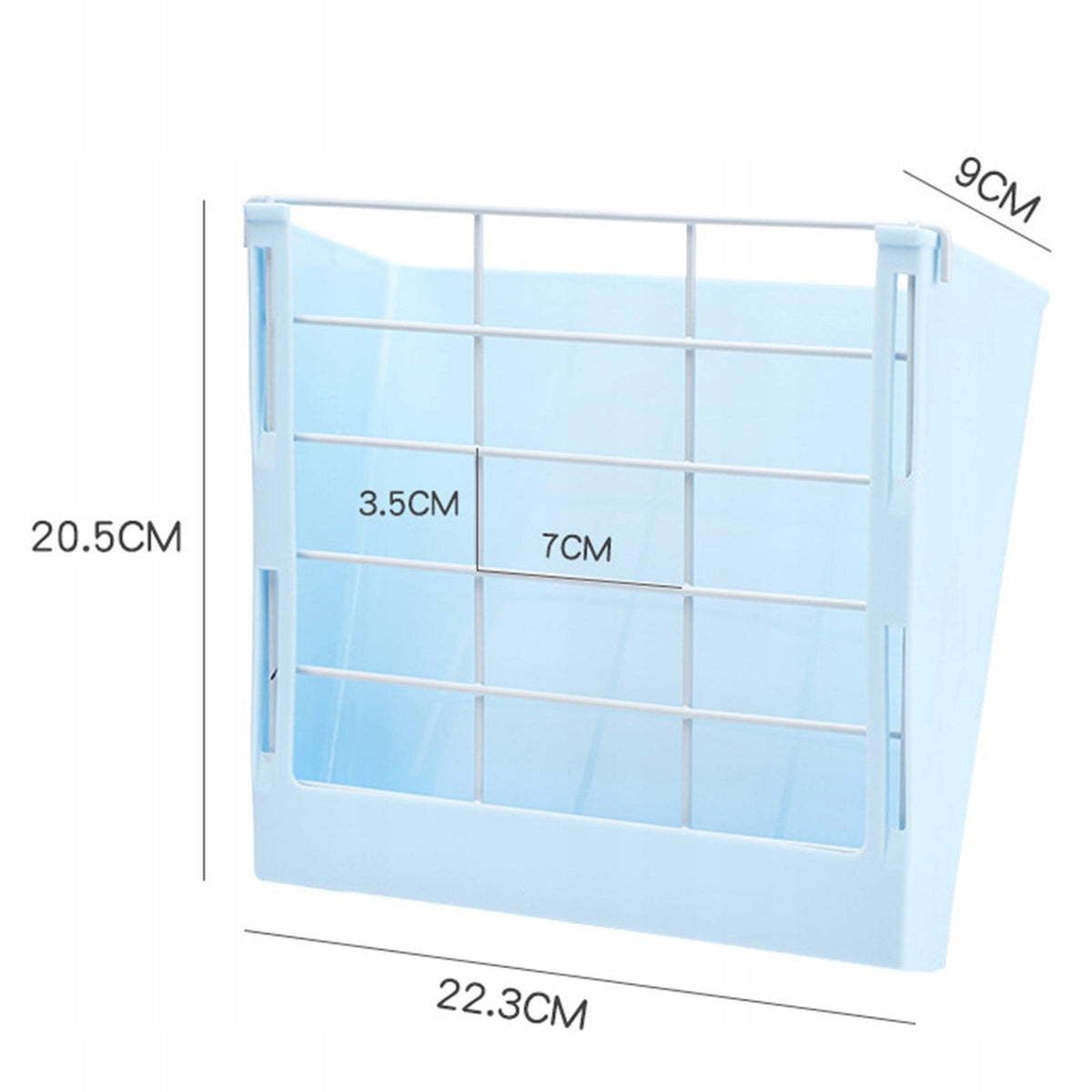 Bunny Hay Feeder Cage Hay Rack Manger ,Connects Directly to Any Wire Blue Packaging status original