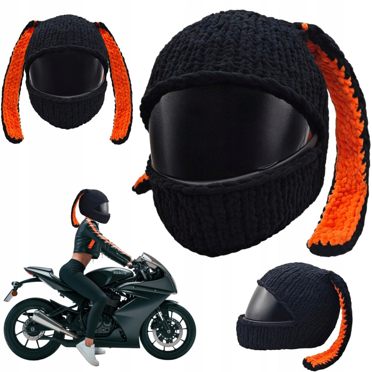 Bunny Rider Helmet Cap