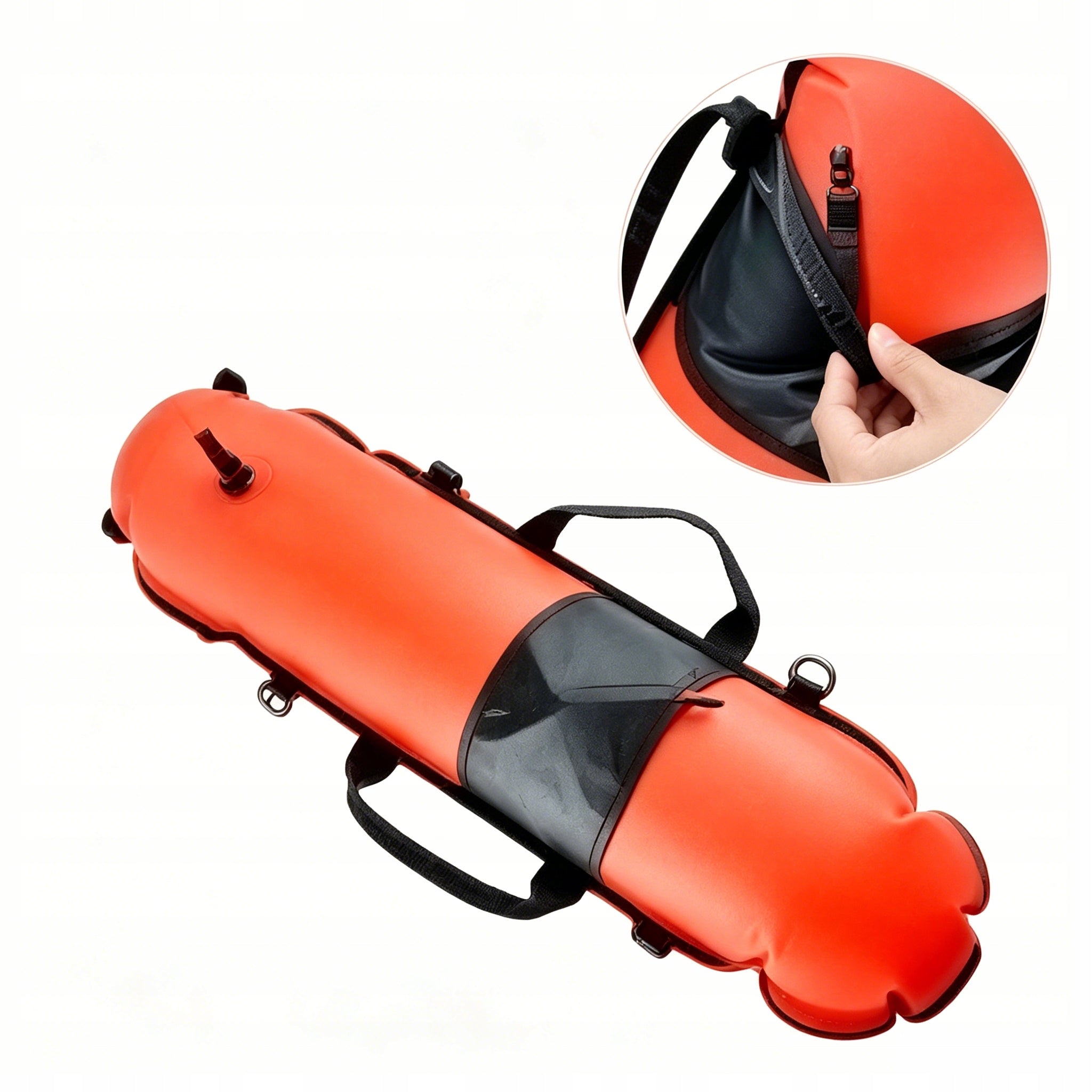 Buoy Swimming Buoy Safety Swimming Dry Pocket Inflatable Chamber