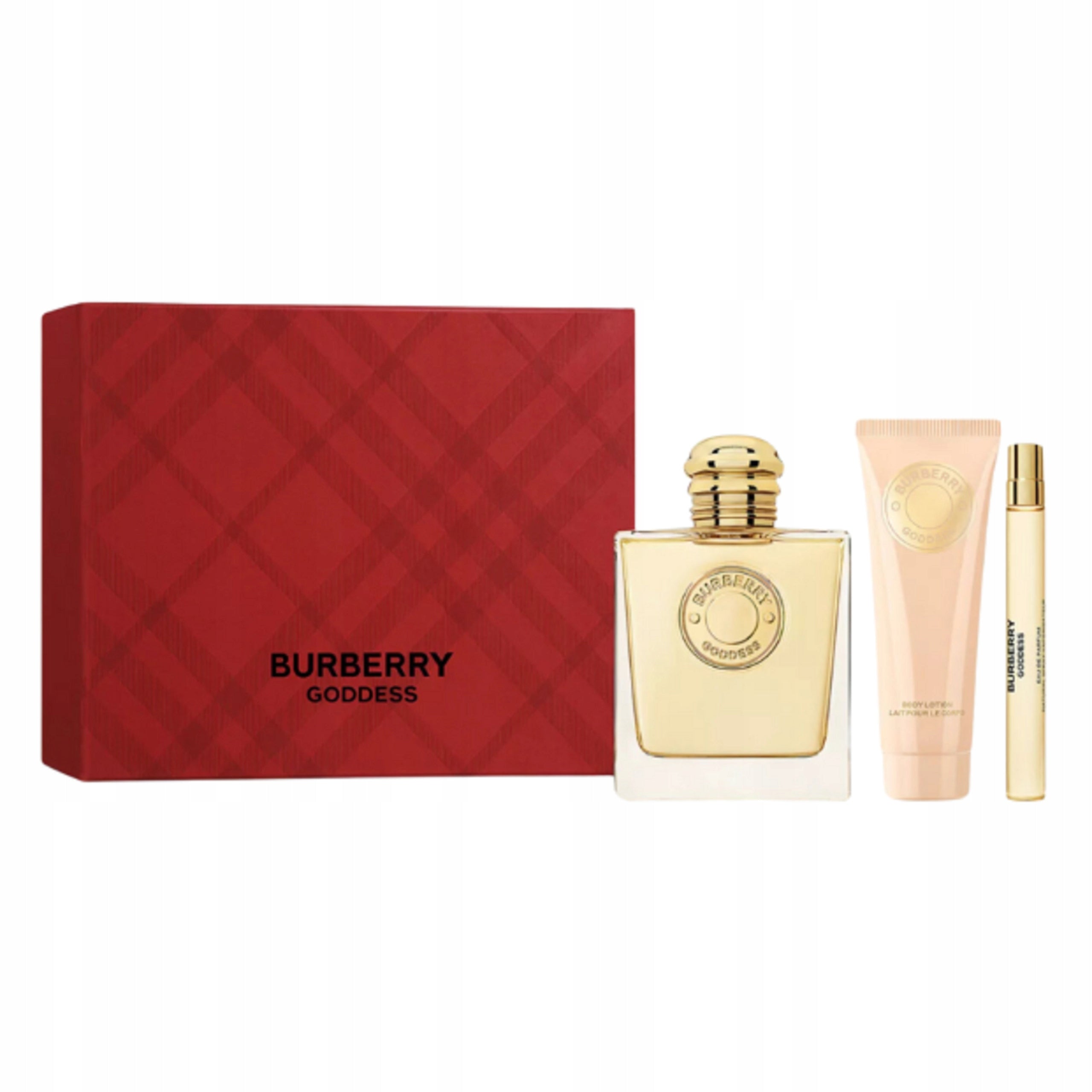 Burberry Goddess perfume set EDP 100 ml, body lotion 75 ml and perfume