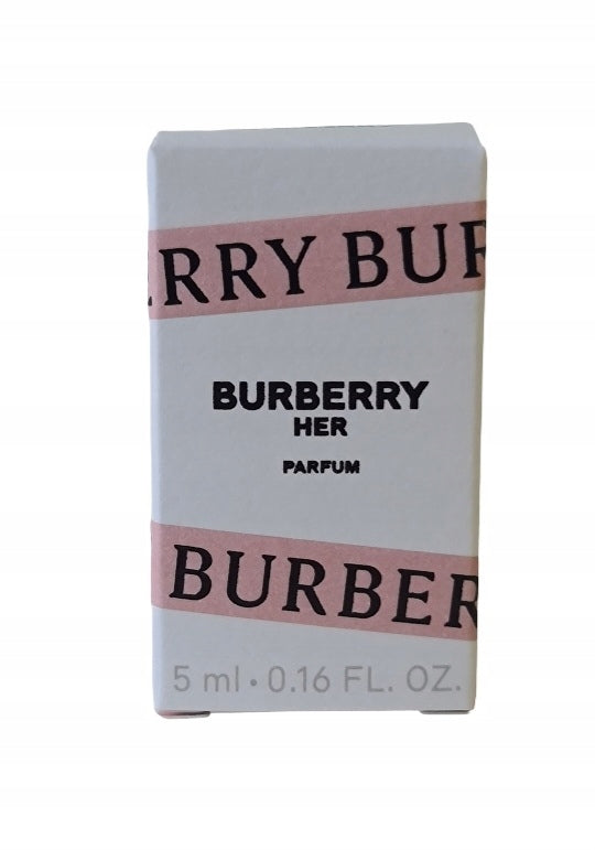 Burberry HER Parfum Natural Spray perfume for women 5ml Miniature Perfume Packaging status original