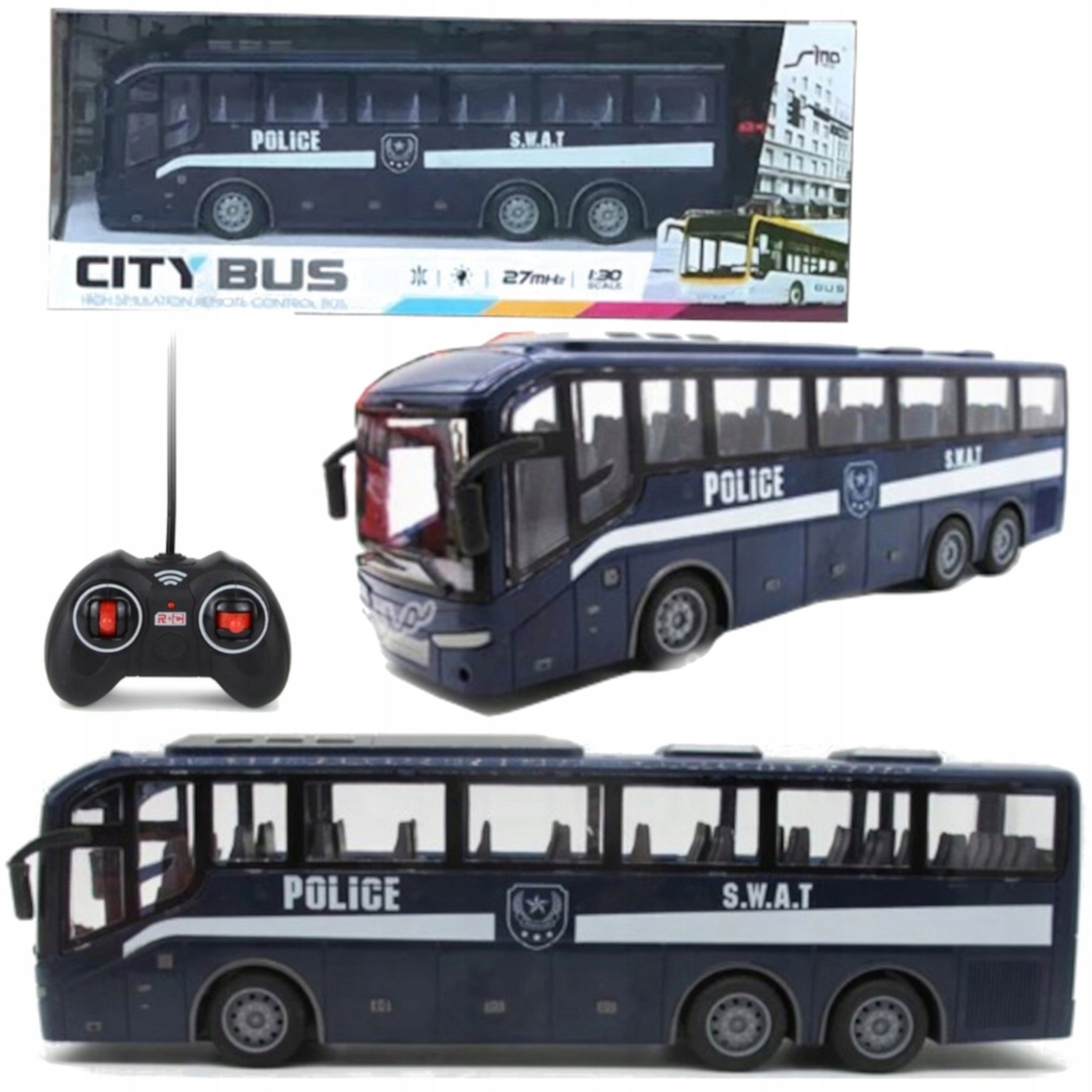 Bus Police Bus Remote Controlled QH866-4