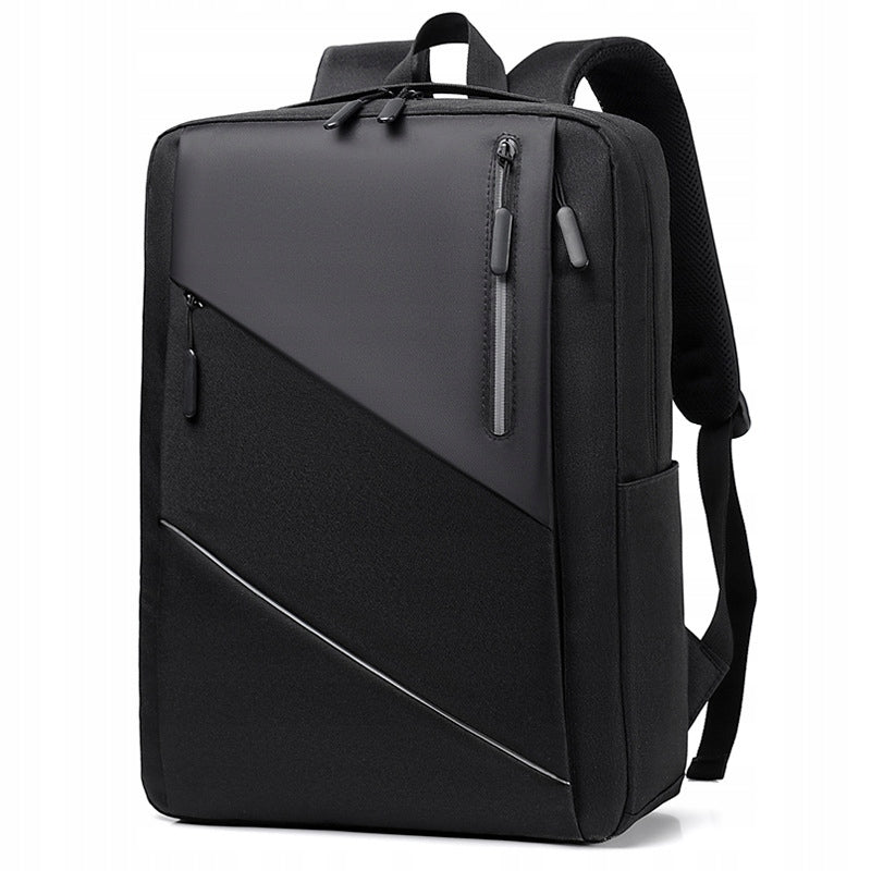 Business Backpack Black For Laptop Tablet Elegant With USB Spacious School