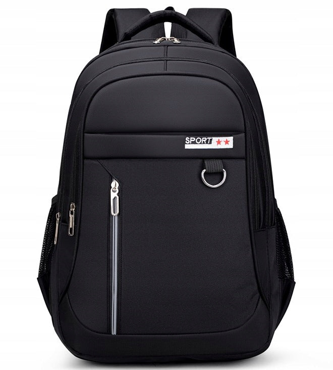 Business Backpack Sports BLACK for Laptop 15,6" Notebook for School Work