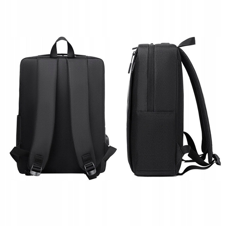 Business Laptop Backpack Tablet Elegant with USB Spacious School Burgundy Packaging status original