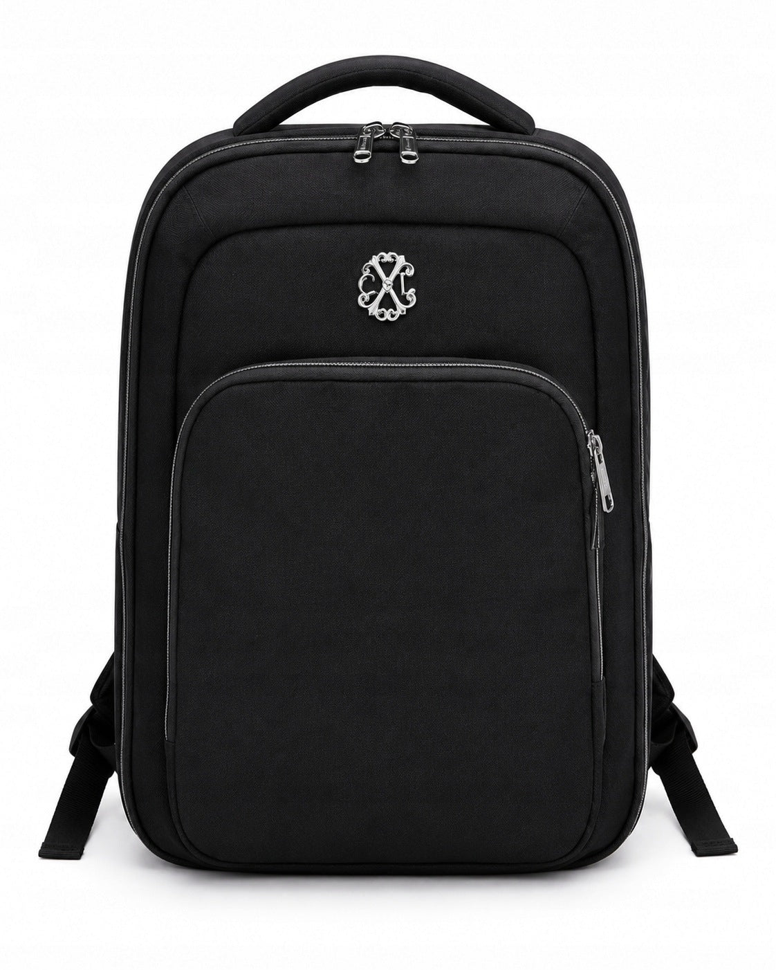 Business city backpack for laptop 15,6" black red interior roomy Kind elegant