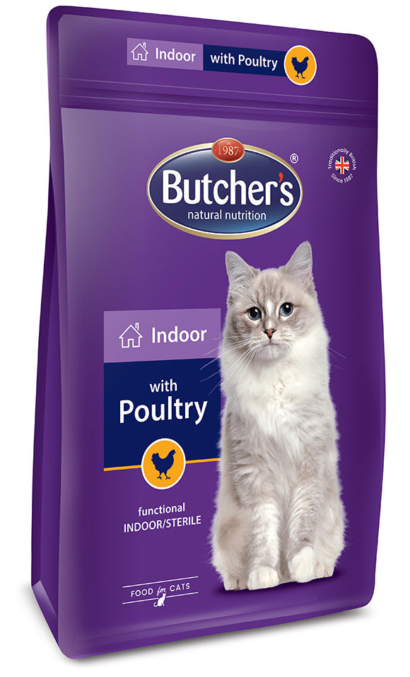 Butcher's Functional Cat Dry Food Indoor Poultry 2x800g Manufacturer code 3815