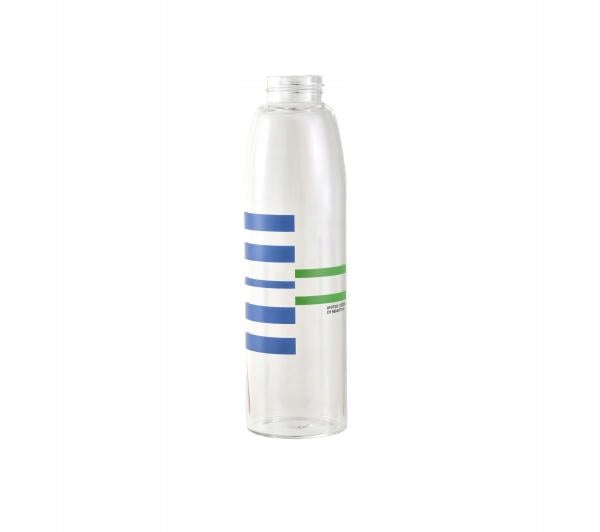 Wasserflasche Benetton Borosilikatglas (550 ml): Farbe – Blau 