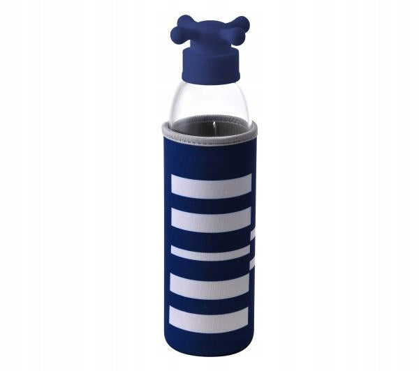 Wasserflasche Benetton Borosilikatglas (550 ml): Farbe – Blau 
