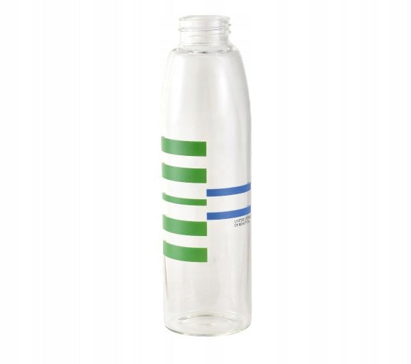 Wasserflasche Benetton Borosilikatglas (550 ml): Farbe – Grün 