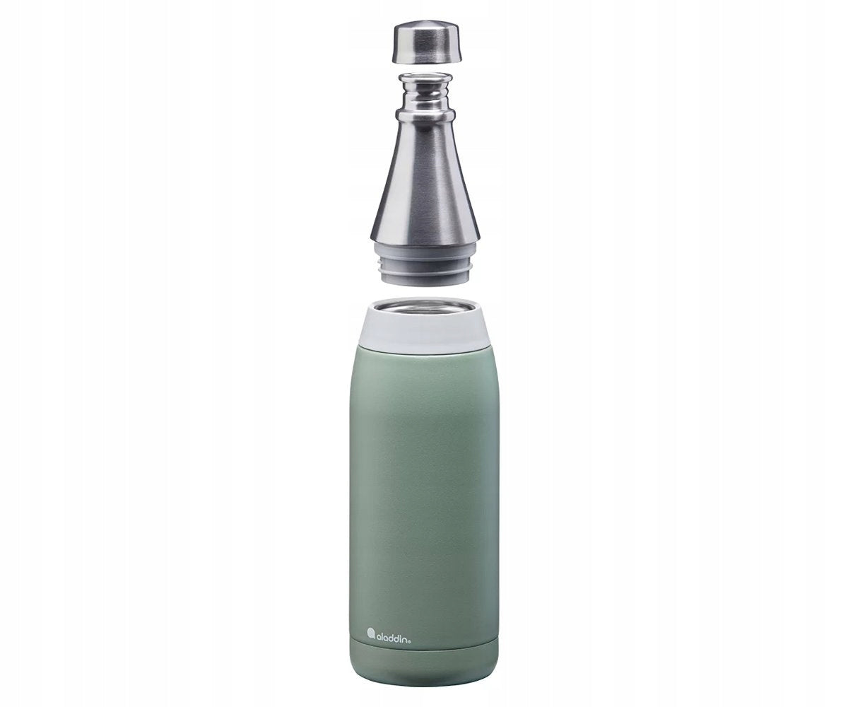 Aladdin Fresco Thermavac Wasserflasche, 0,6 l, grün 