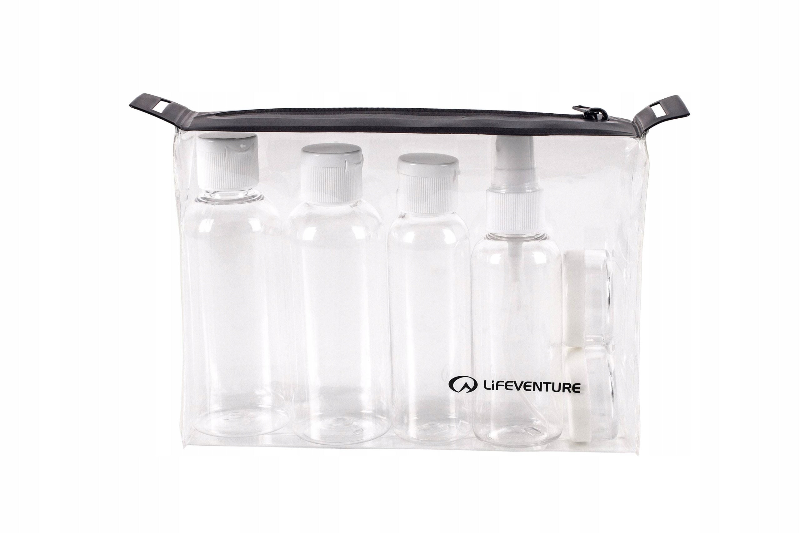 Set Reise-Plastikflaschen Lifeventure Flight Bottle Set 