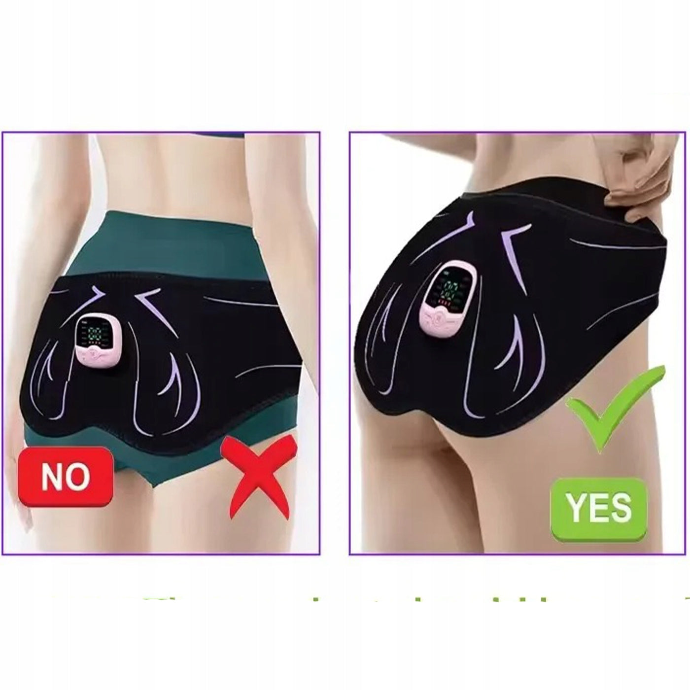 Buttock Trainer EMS Muscle Stimulator USB Rechargeable 10/30 Brand no brand