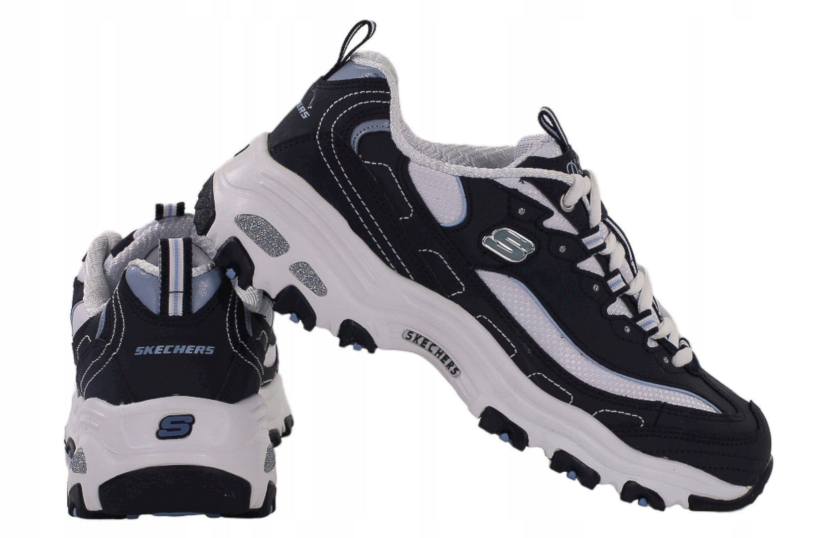 Sportschuhe für Damen Skechers Buty D'Lites Biggest Fan 11930-NVW, blau 