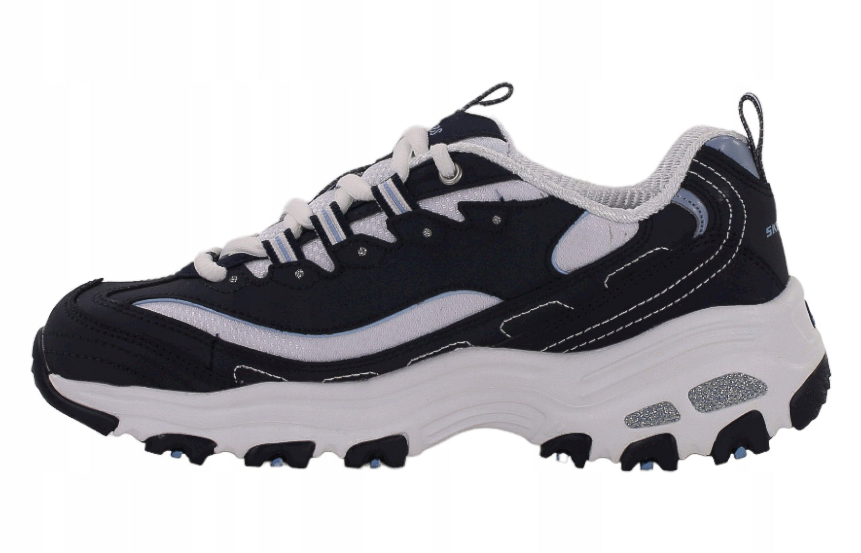 Sportiniai bateliai moterims Skechers Buty D'Lites Biggest Fan 11930-NVW, mėlyni