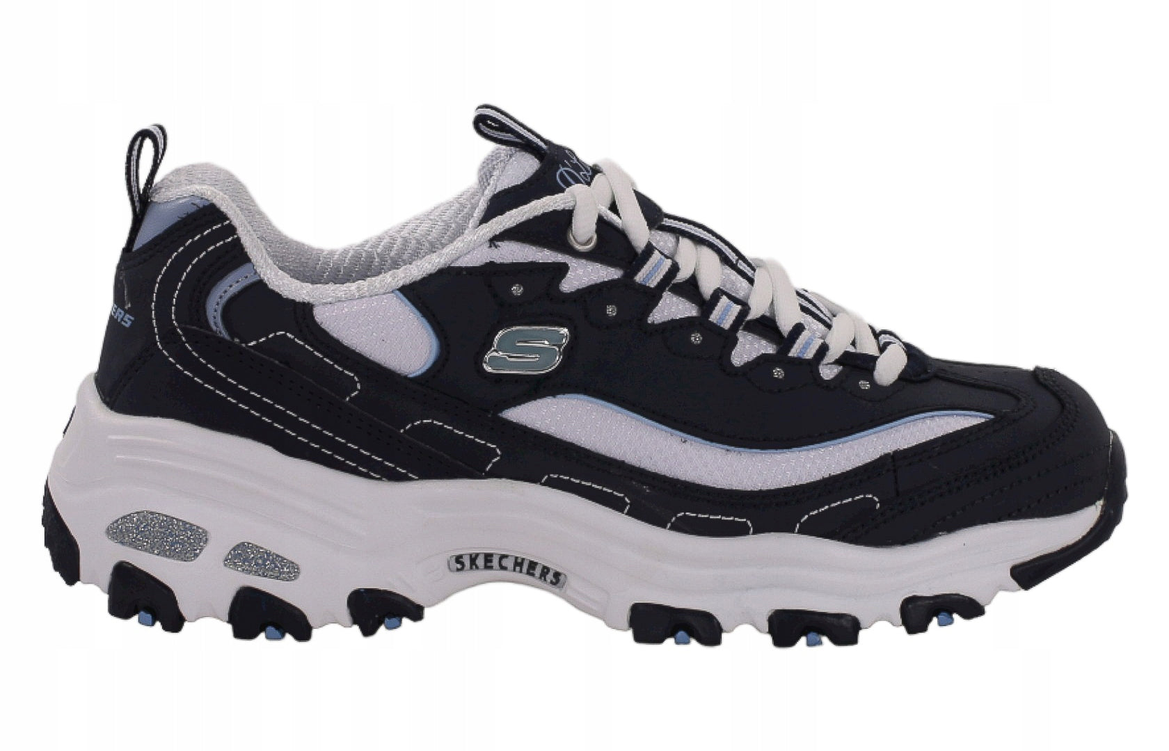 Sportiniai bateliai moterims Skechers Buty D'Lites Biggest Fan 11930-NVW, mėlyni