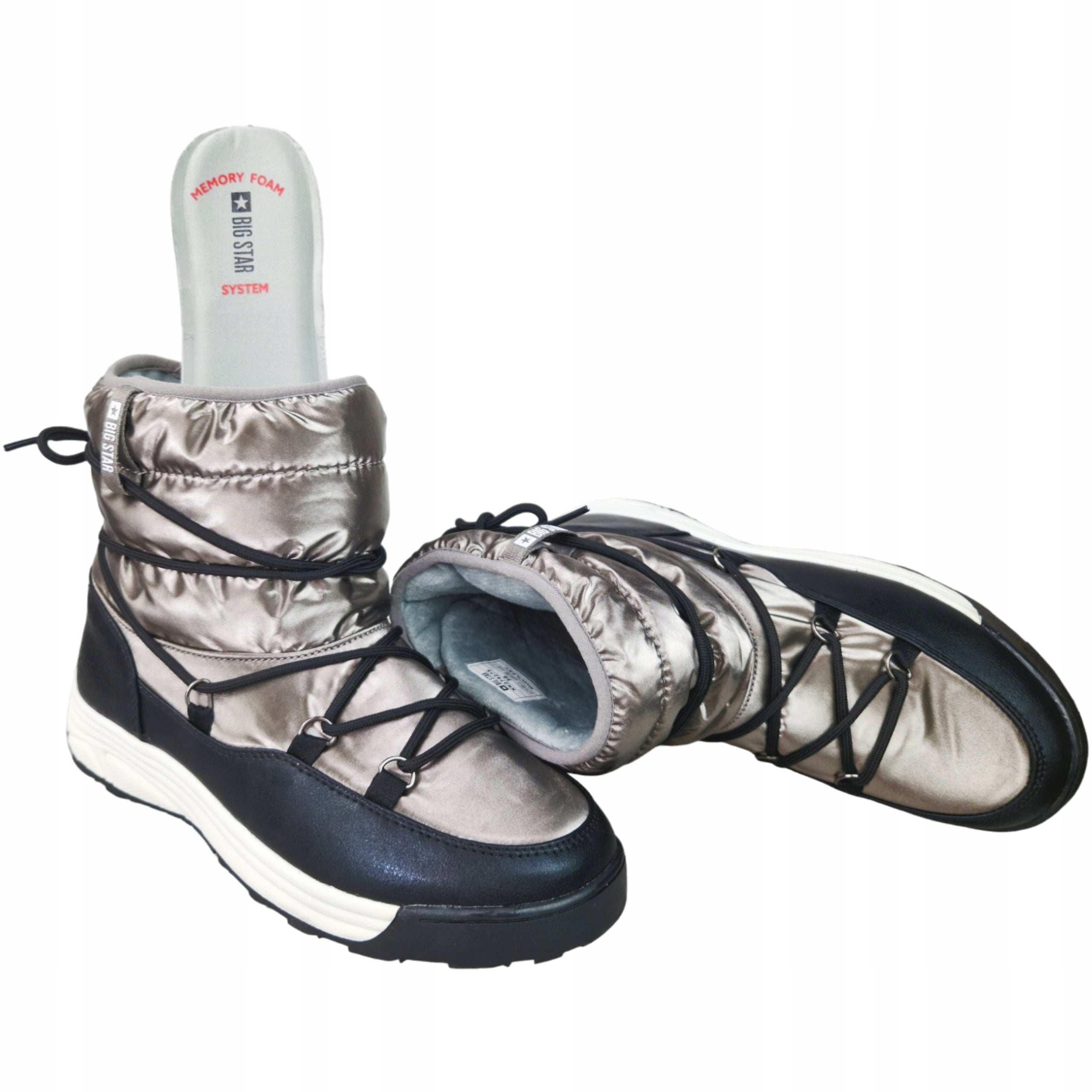 Stiefel für Damen Big Star, grau 