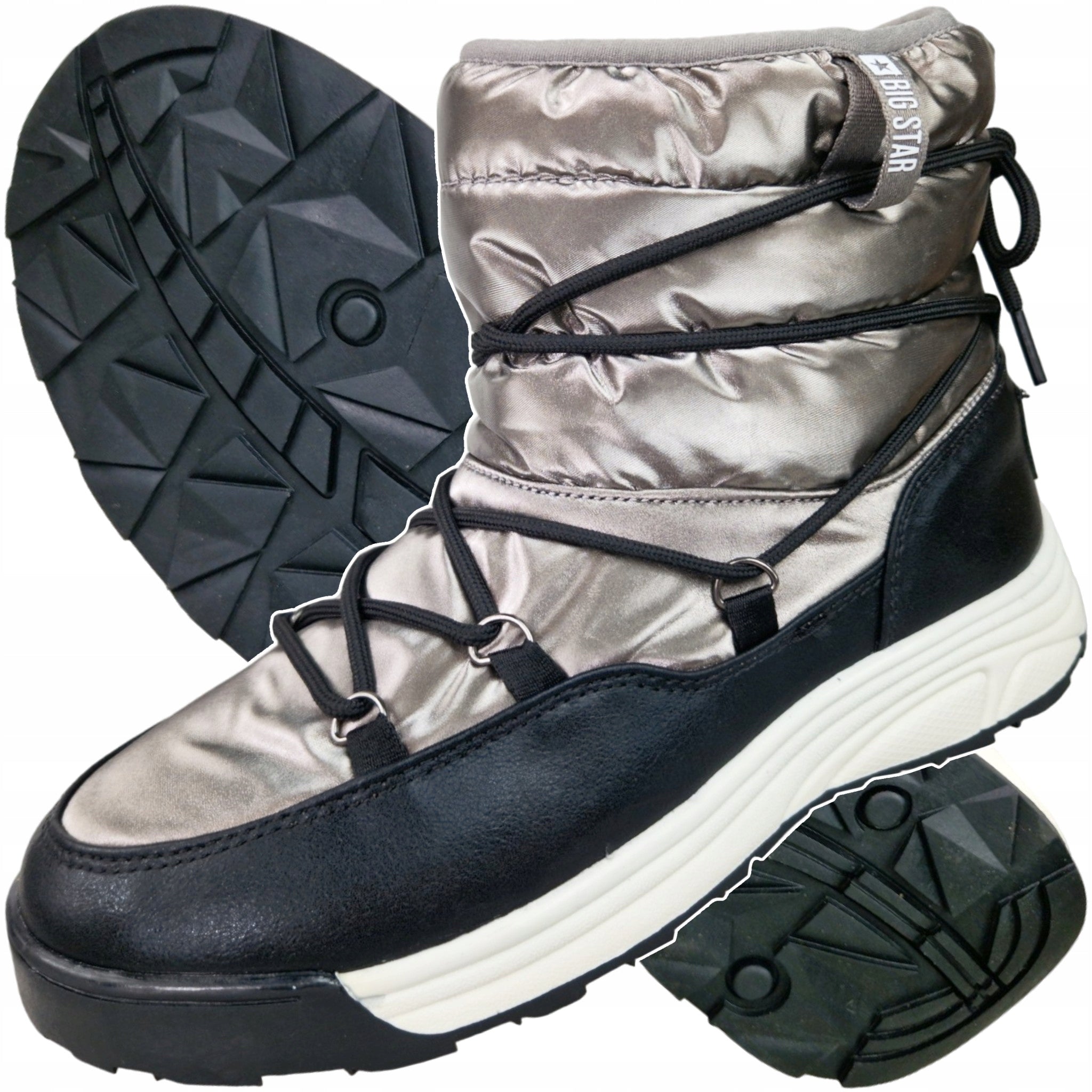 Stiefel für Damen Big Star, grau 