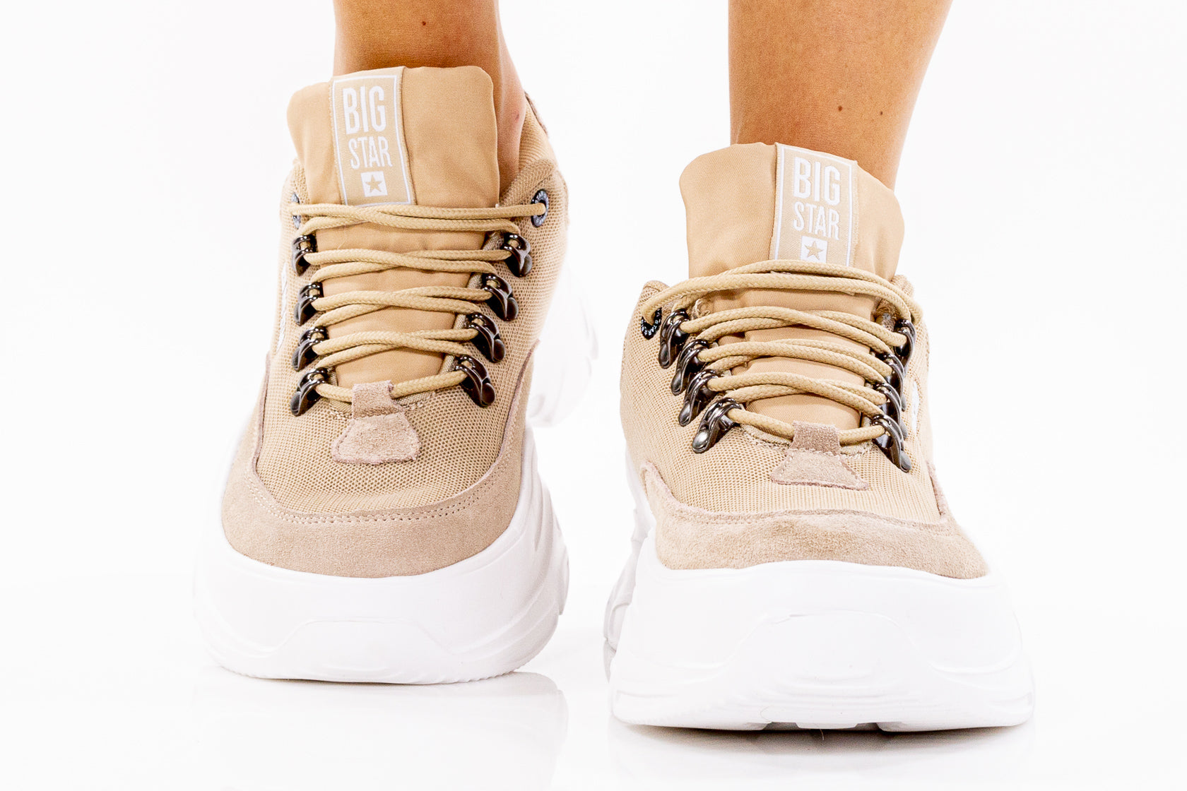 Sportschuhe für Damen Big Star, beige 
