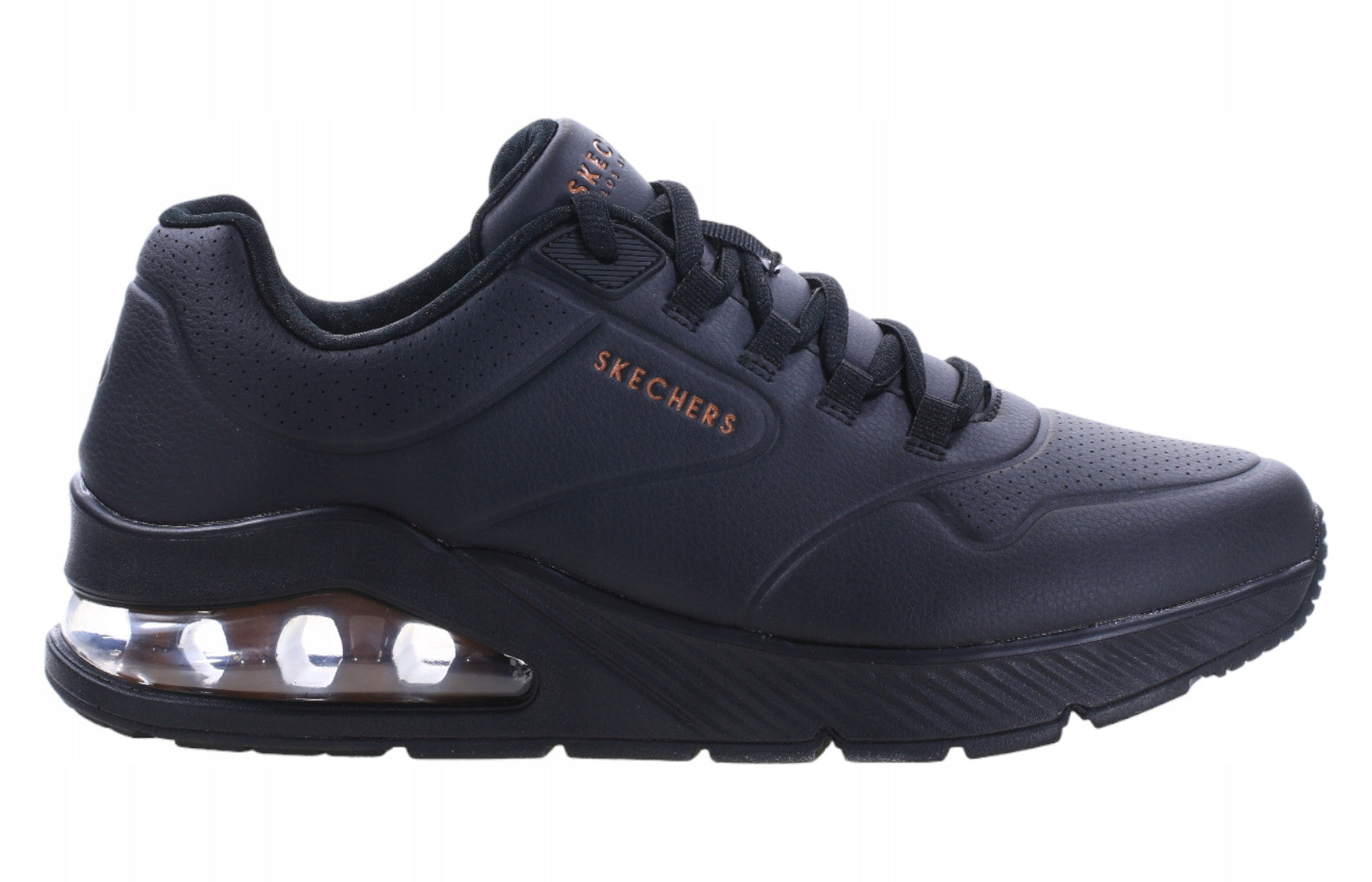 Skechers Uno 2 Herren Sportschuhe 232181-BKOR 58574, Schwarz 