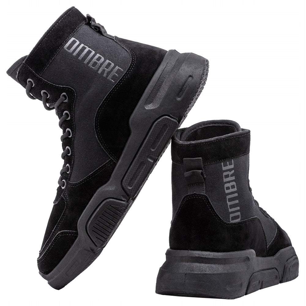 Herren-Sneaker über dem Knöchel T348, schwarz 
