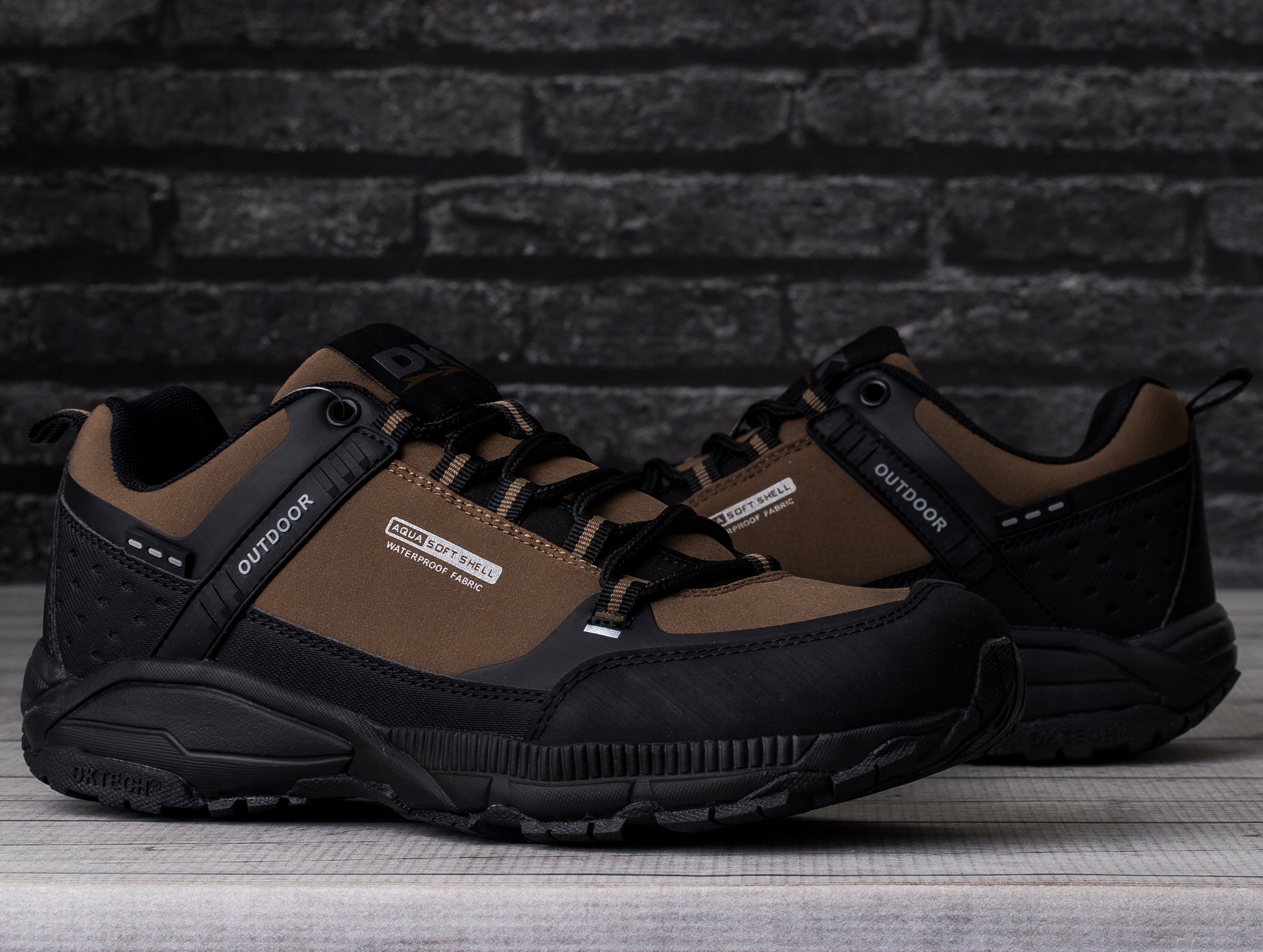 Sportiniai batai vyrams DK Predator Low Black Brown 1096BROWN, rudi