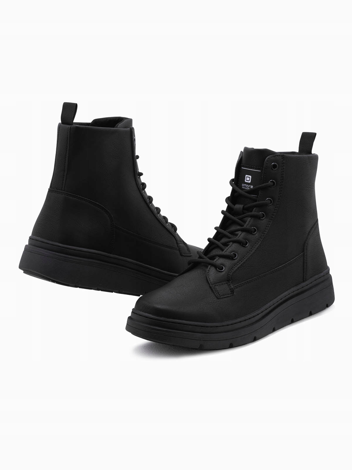 Winterstiefel für Herren Ombre Clothing, schwarz 