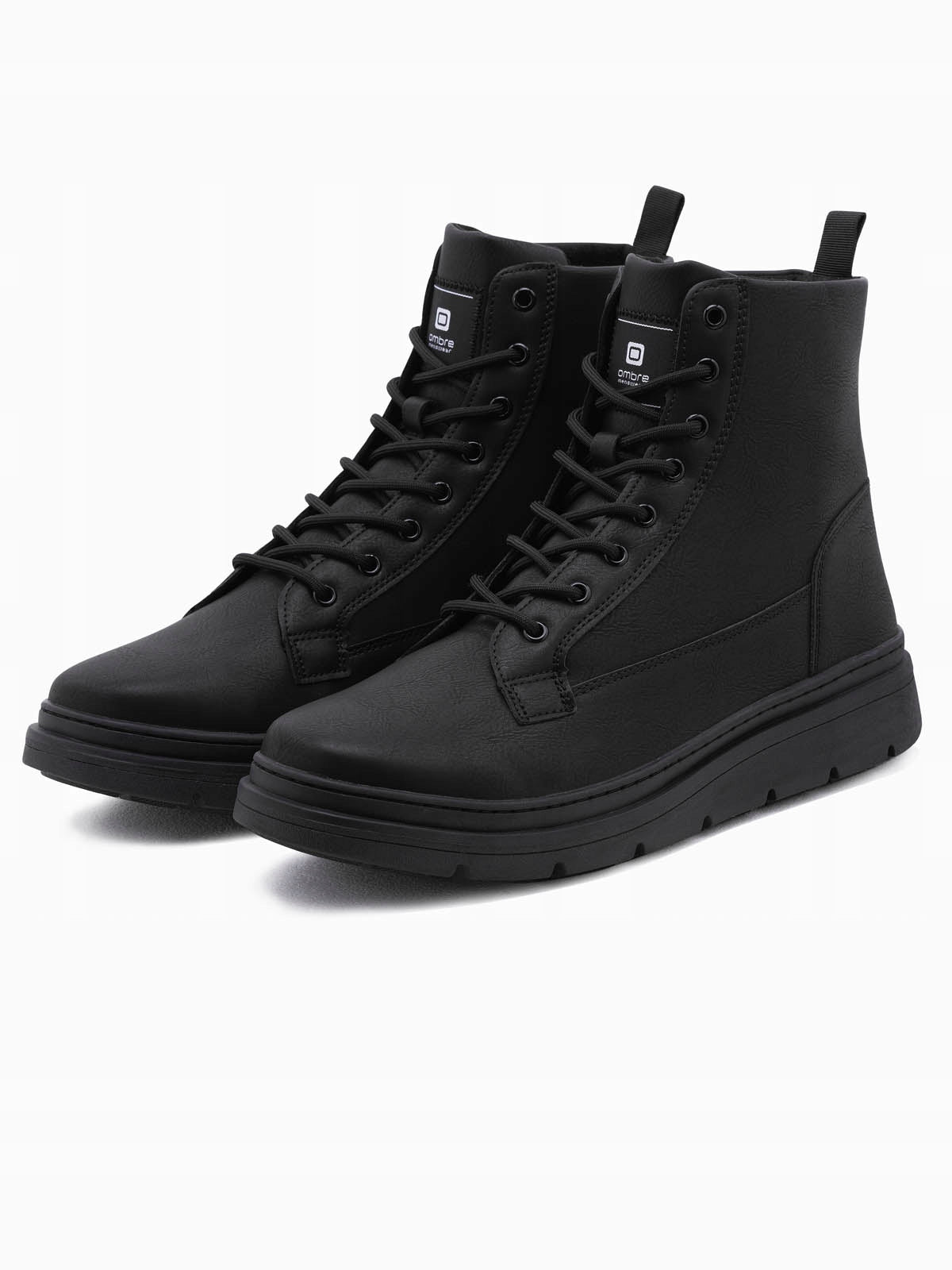 Winterstiefel für Herren Ombre Clothing, schwarz 