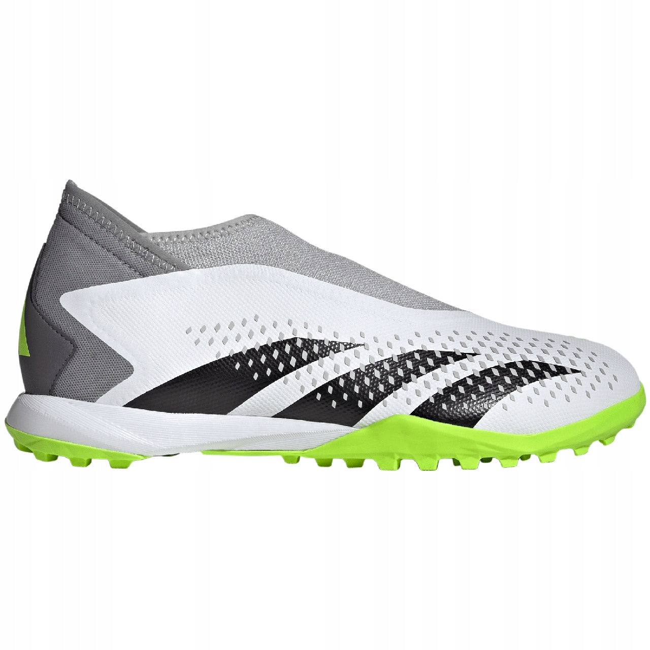 Fußballschuhe Adidas Predator Accuracy.3 LL TF, Größe 44, grau/grün 