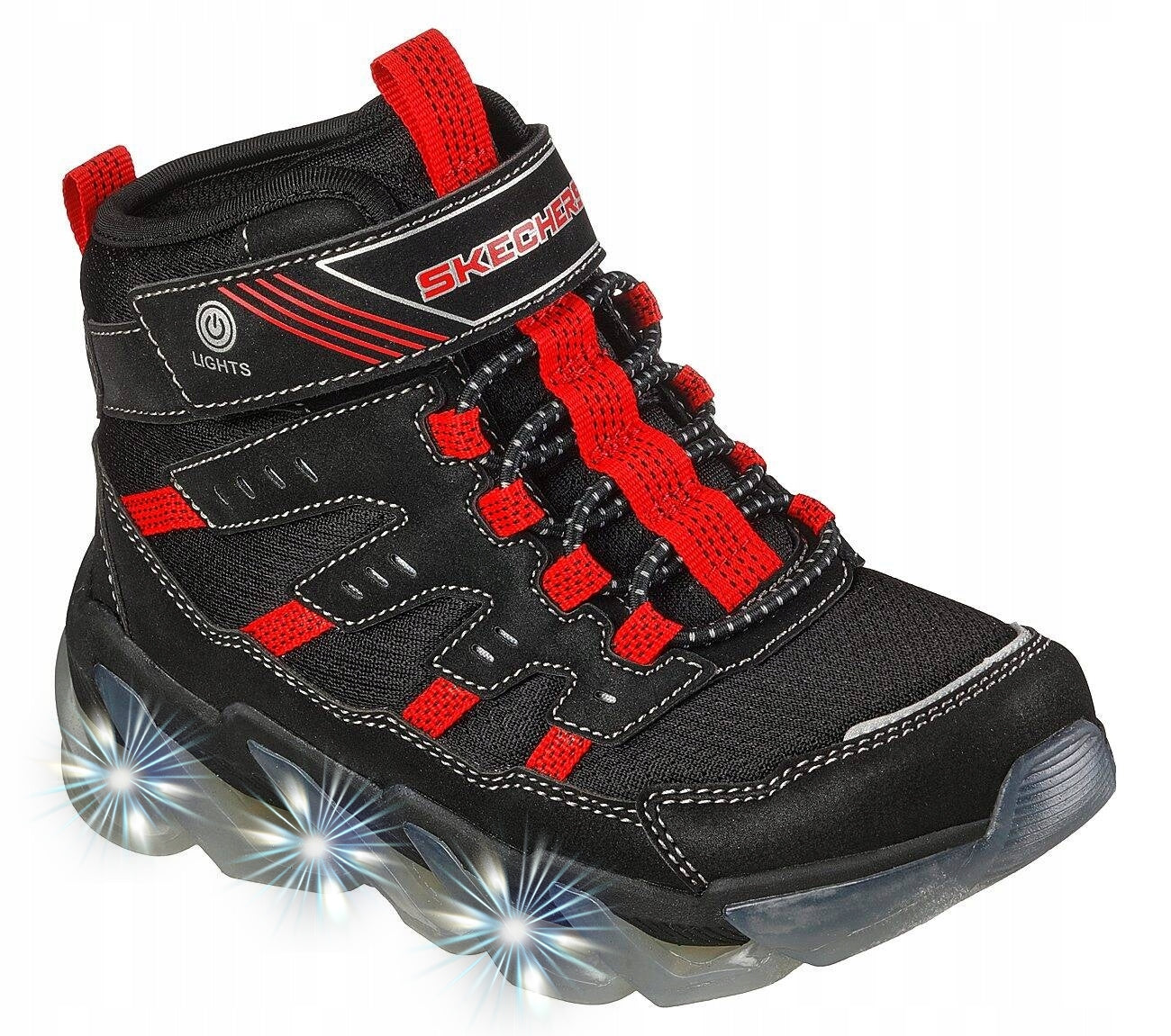 Skechers Jungen Sportschuhe, Schwarz 