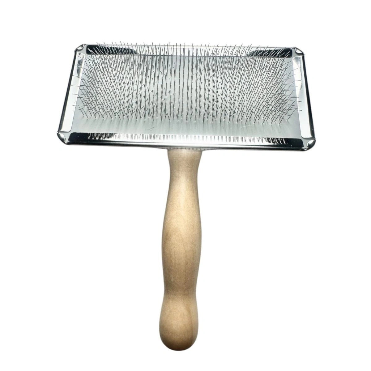 Bymilo Medium Soft Slicker Brush - Soft Poodle Brush, Medium