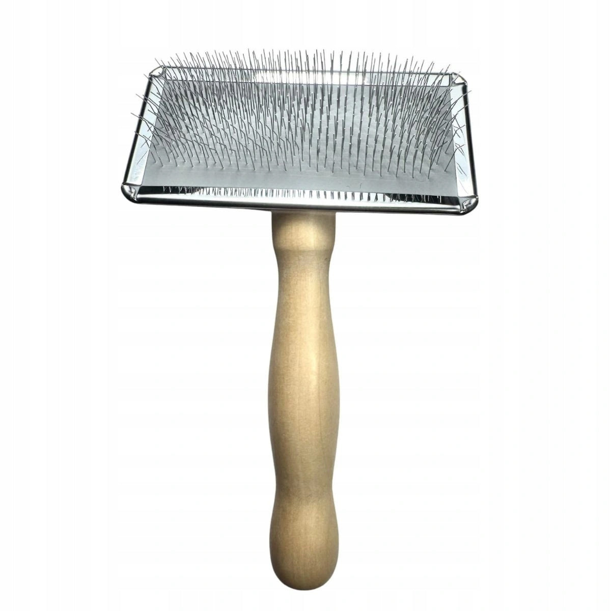 Bymilo Small Soft Slicker Brush - soft poodle brush, small