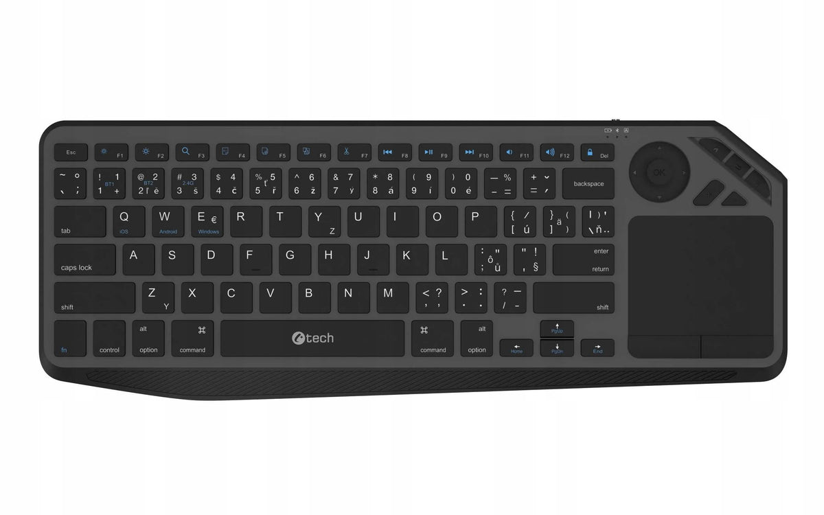 C-TECH WLTK-02, Dual, Touchpad
