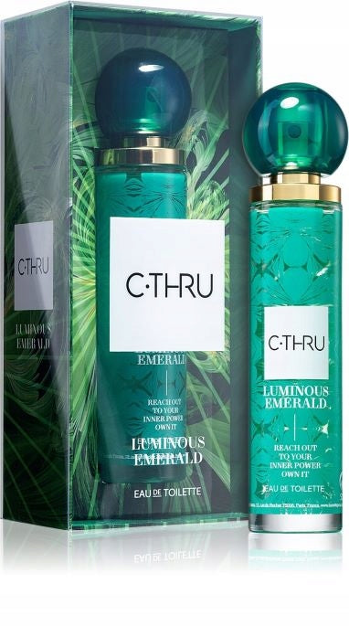 C-THRU EAU DE TOILETTE 50ml EMERALD Luminous Packaging status original