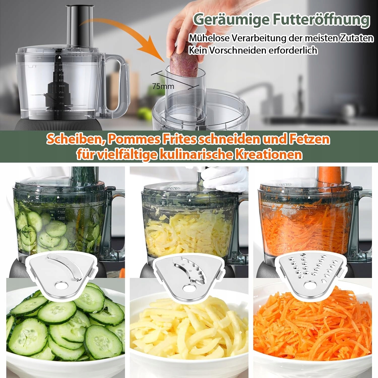 C179 Food processor multifunctional blender VegeNutrix 1500W Manufacturer code B0G38C7NYD
