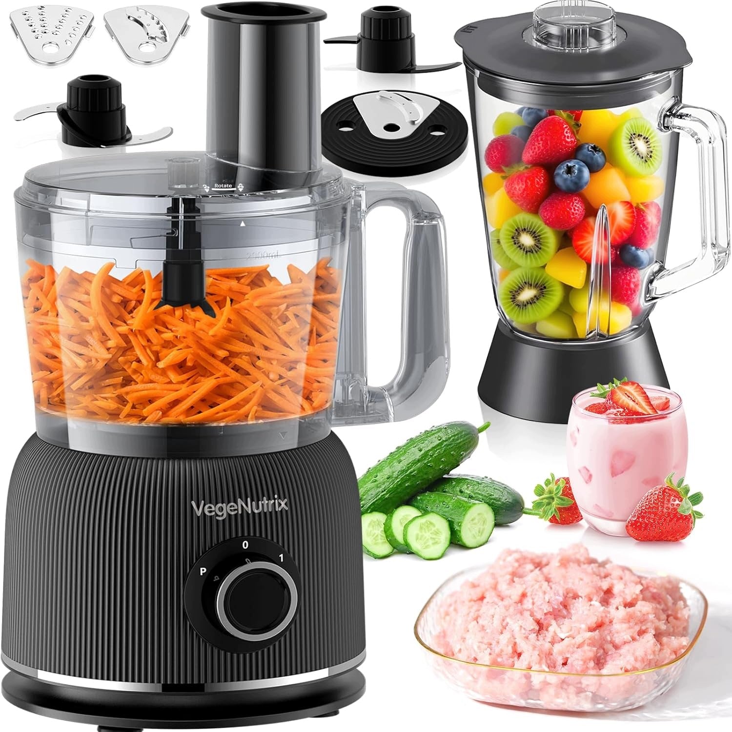 C179 Food processor multifunctional blender VegeNutrix 1500W