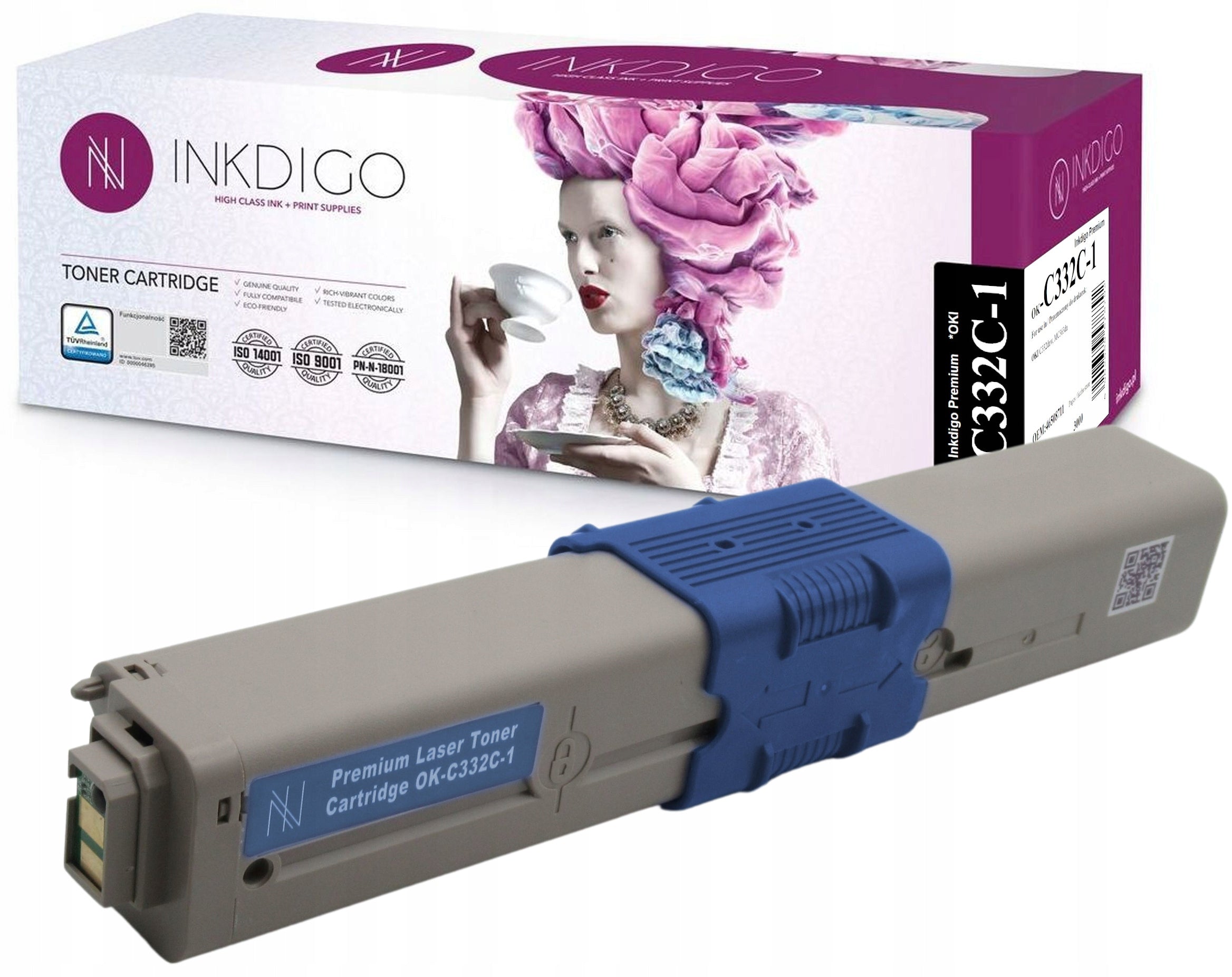 C332 XL - REPLACEMENT TONER FOR OKI C332 MC363 MC363DN PRINTER