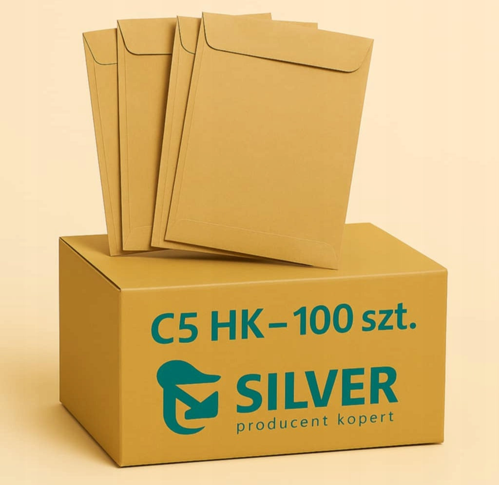 C5 HK brown envelopes - 100 pieces