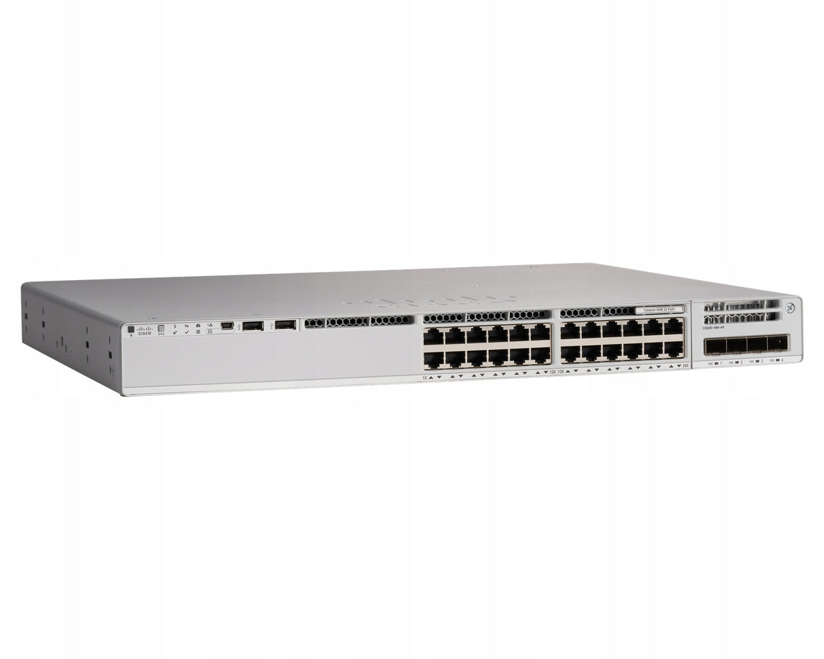 C9200-24P-E Switch CISCO Catalyst 24x1G RJ45 PoE+ 370W Network Essentials