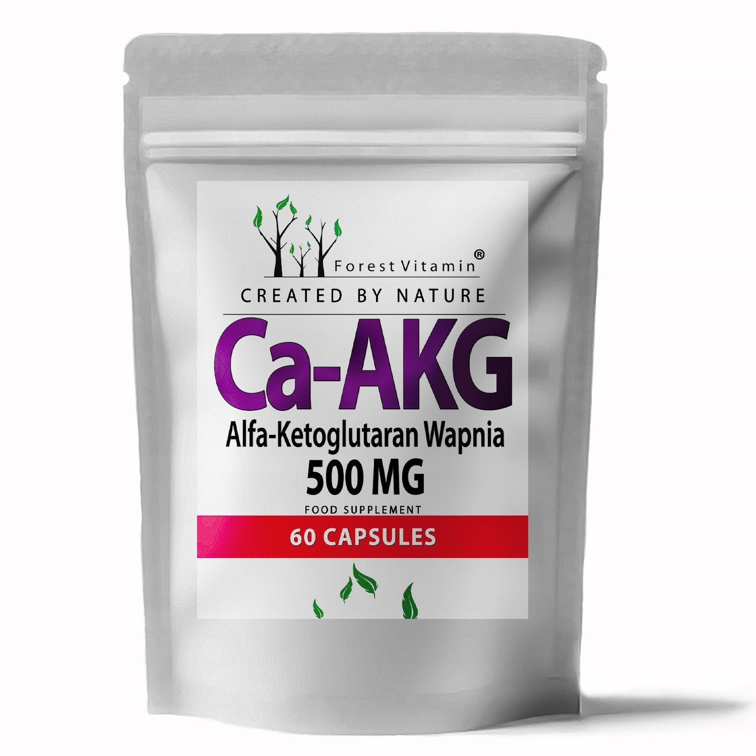 CA-AKG 500MG 60 CAPSULES ALPHA-KETOCLUTARATE CALCIUM HPMC ENERGY VEGAN EAN (GTIN) 5904890312708