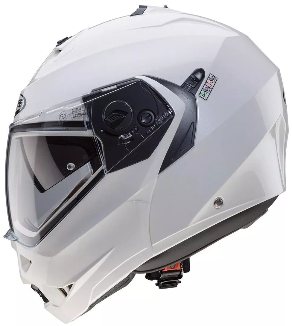 CABERG DUKE II MIDWAY HELMET WHITE METALLIC Manufacturer Caberg