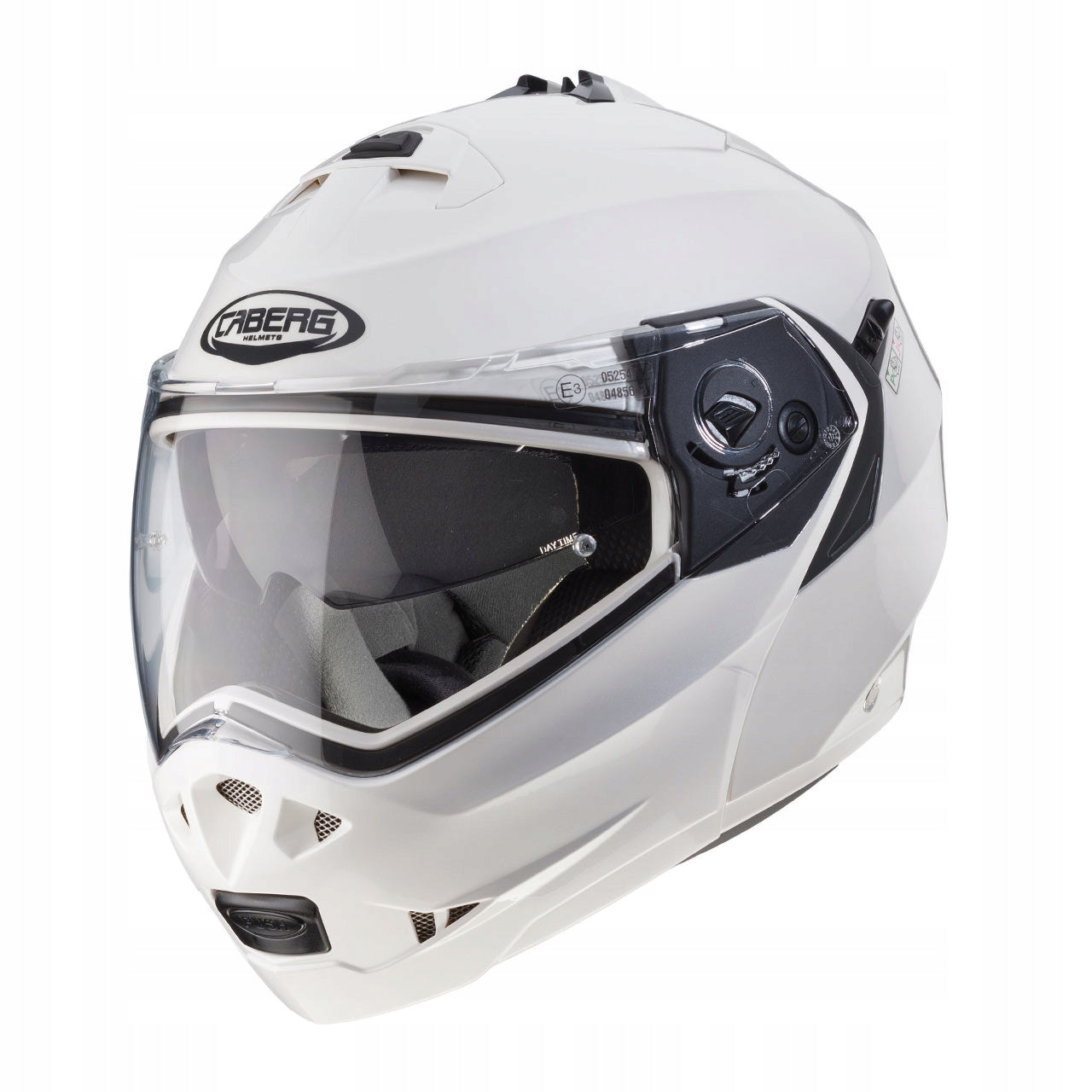 CABERG Duke II White Flip Up Moto Helmet s. XS