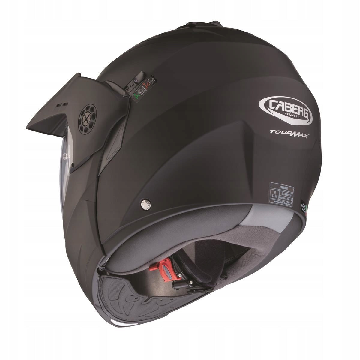 CABERG ENDURO FLIP-UP JAW HELMET TOURMAX MODEL (PINLOCK) BLACK Packaging status original