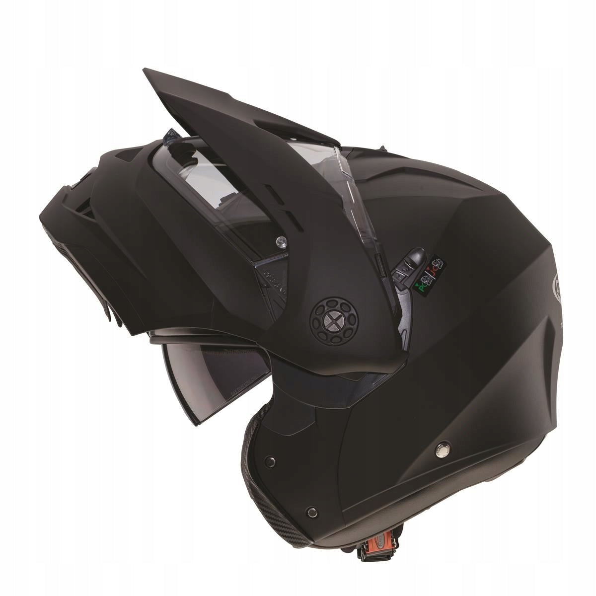 CABERG ENDURO FLIP-UP JAW HELMET TOURMAX MODEL (PINLOCK) BLACK