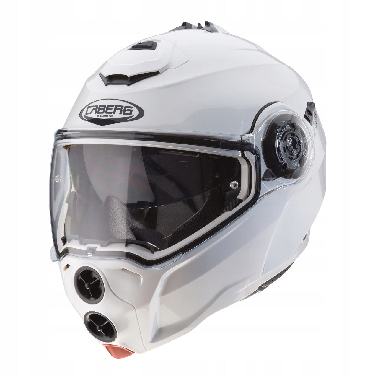 CABERG FLIP-UP DROID MOUTH HELMET WHITE s. L Type flip-up/modular
