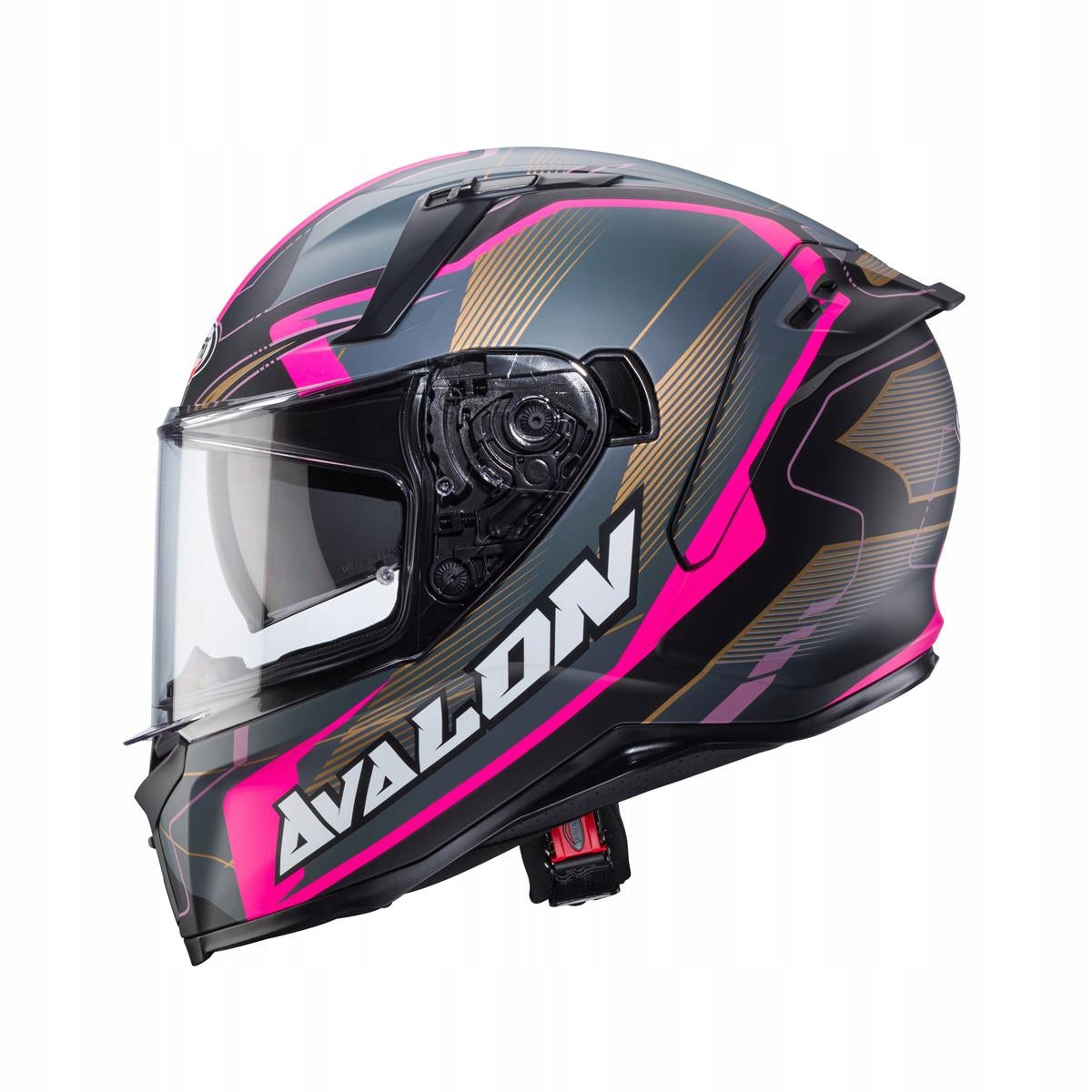 CABERG INTEGRAL HELMET AVALON X OPTIC BLACK MATT/GREY/FUCHSIA (INTENSE Manufacturer's catalog number C2QI60L9/S