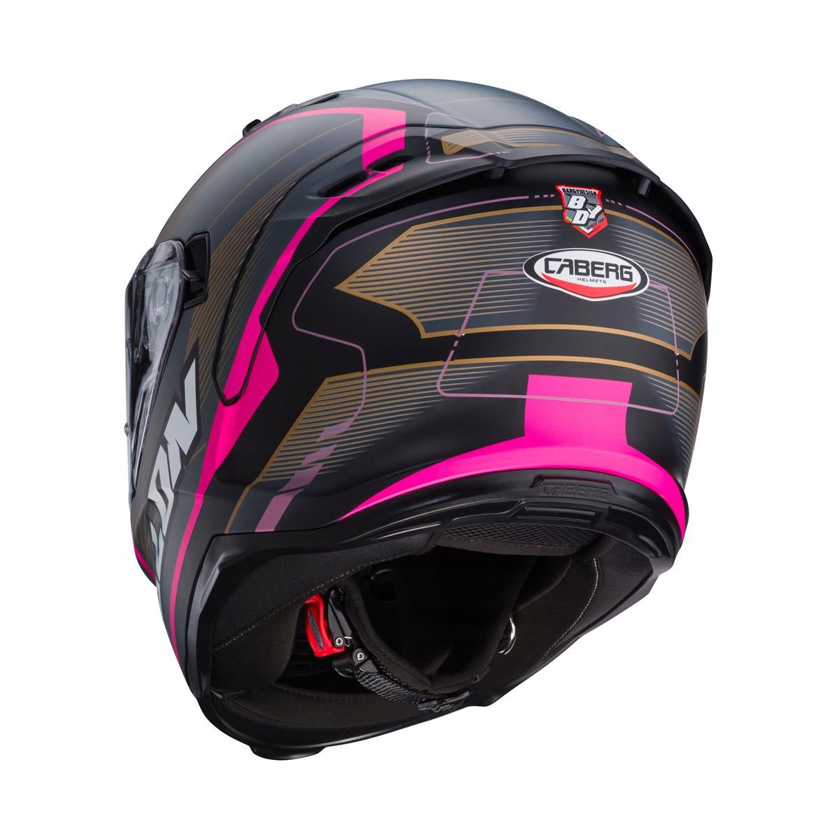 CABERG INTEGRAL HELMET AVALON X OPTIC BLACK MATT/GREY/FUCHSIA (INTENSE