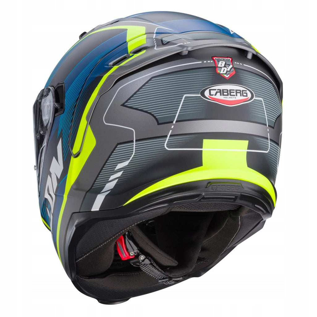 CABERG INTEGRAL MOTORCYCLE HELMET WITH BLEND AVALON X OPTIC GREY BLUE YELL S Manufacturer Caberg