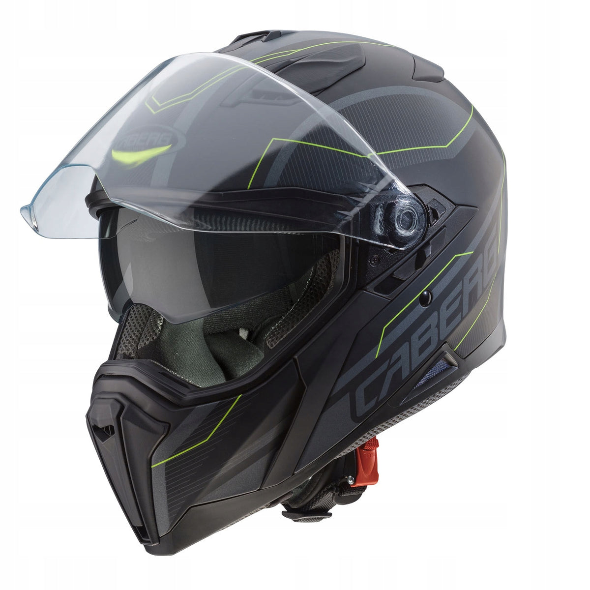 CABERG JACKAL SUPRA HELMET, black and yellow, size XXL Packaging status original
